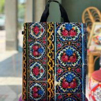 ساک دستی سرو سنتی طرح کاشی