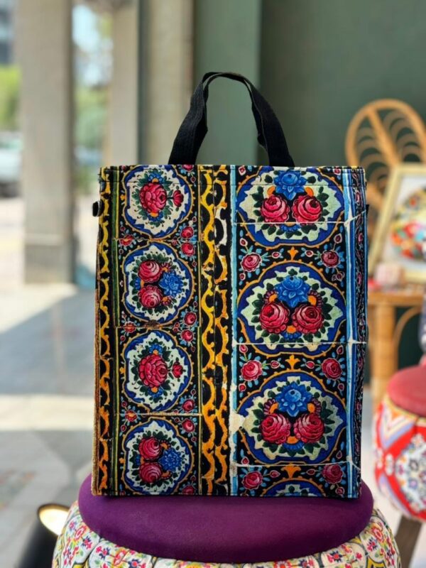 ساک دستی سرو سنتی طرح کاشی