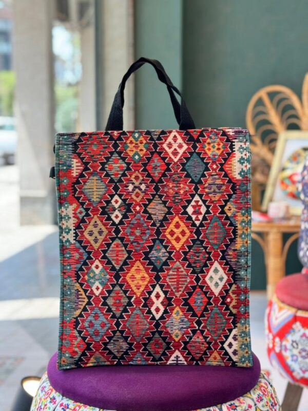 ساک دستی سرو سنتی لوزی رنگی