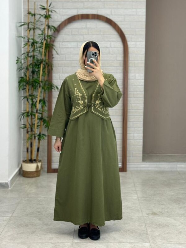 پیراهن نوبهار یشمی