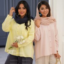 شومیز مداد رنگی لیمویی