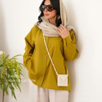 شومیز مداد رنگی حنایی