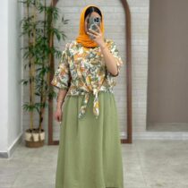 شومیز دامن ترنج سدری(گره ای)
