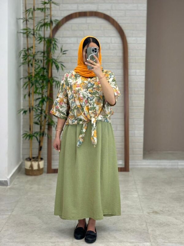 شومیز دامن ترنج سدری(گره ای)