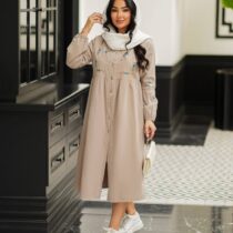 پیراهن شیلا خاکی