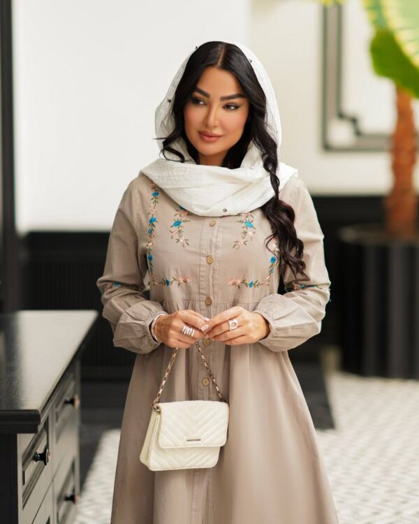 پیراهن شیلا خاکی