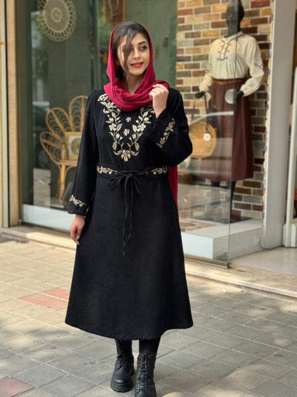 پیراهن کبریتی مشکی