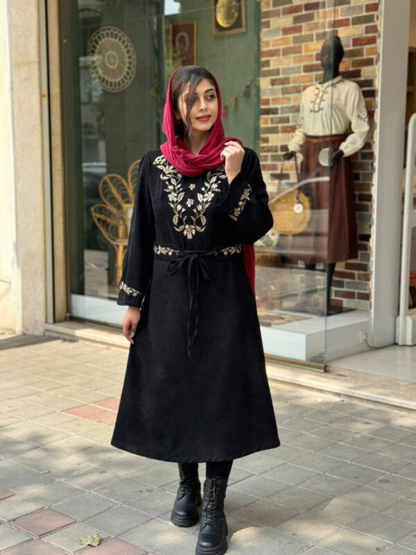 پیراهن کبریتی مشکی