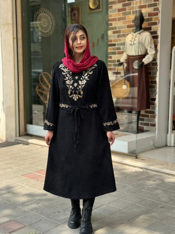 پیراهن کبریتی مشکی