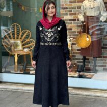 پیراهن کبریتی مشکی