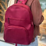 کوله پشتی امگا زرشکی