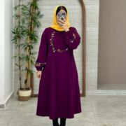 پیراهن میخک کبریتی بنفش