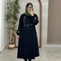 پیراهن میخک کبریتی مشکی