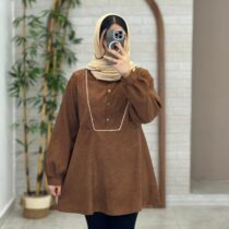 مانتو مهرا قهوه ای