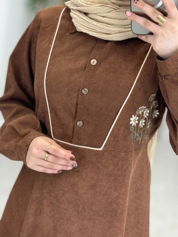 مانتو مهرا قهوه ای