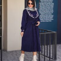 پیراهن آلیا سورمه ای