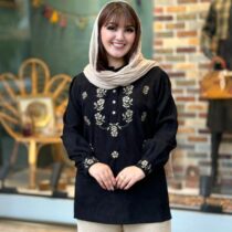 مانتو مانیدا کبریتی مشکی