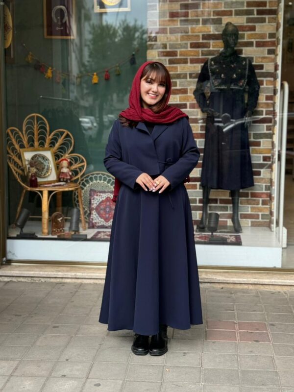 کت و دامن آبان سورمه ای