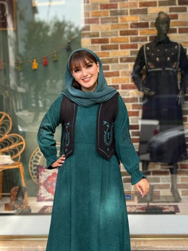 پیراهن جلیقه بته جقه کبریتی کله غازی مشکی