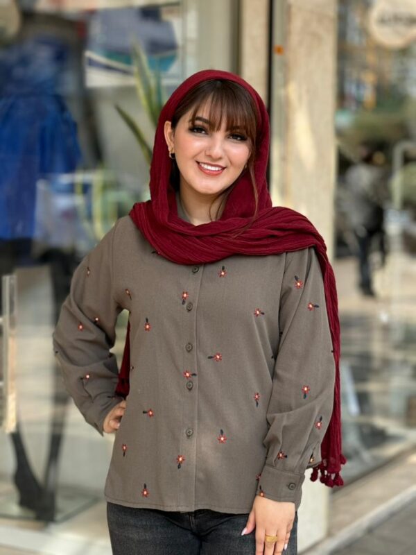 شومیز هانیه سبز ارتشی