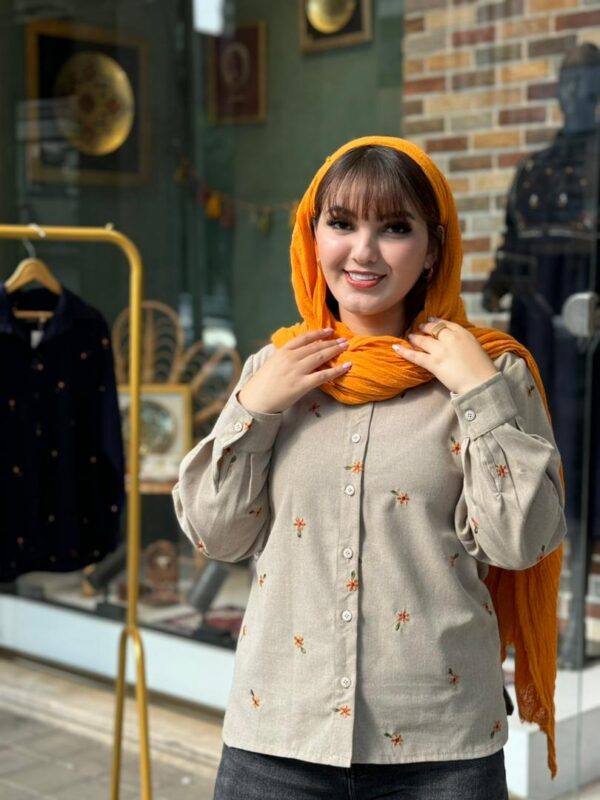 شومیز هانیه خاکی