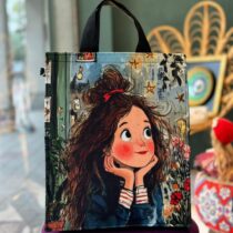 ساک دستی سرو دختر مو مشکی