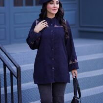 مانتو ریرا سورمه ای