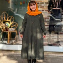 پیراهن شکیبا کبریتی یشمی