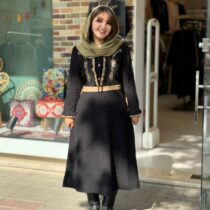 پیراهن پرواز کبریتی مشکی