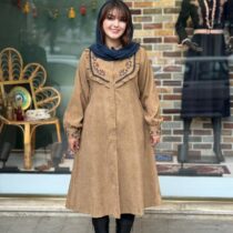 پیراهن آلیا نسکافه ای