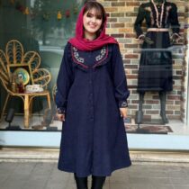 پیراهن آلیا سورمه ای