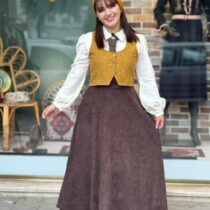 ست نعنا قهوه ای خردلی