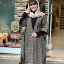 پانچ جلوباز قهوه ای موشی چهارخونه