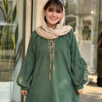 مانتو راز کبریتی زیتونی