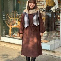 پیراهن جلیقه ایرانا قهوه ای