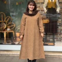 پیراهن شمیم کبریتی نسکافه ای