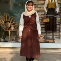 ست ترانه کبریتی قهوه ای سفید