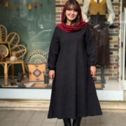 پیراهن شمیم کبریتی مشکی