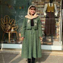 کت و دامن آنیل یشمی