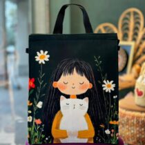 ساک دستی سرو دختر گربه بغل