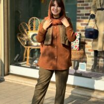 ست پناه یشمی شکلاتی