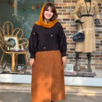 سارافون تک کبریتی قهوه ای شتری