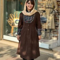 مانتو ملیسا کبریتی قهوه ای