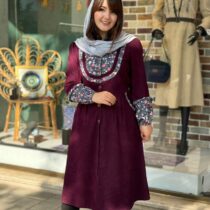 مانتو ملیسا کبریتی بنفش