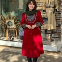 مانتو ملیسا کبریتی قرمز