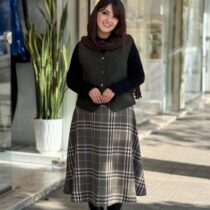 ست جلیقه دامن آذر یشمی موشی