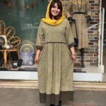 پیراهن نرگس کبریتی سدری