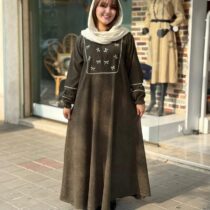 پیراهن پاپیون کبریتی یشمی