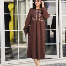 پیراهن مهسا قهوه ای