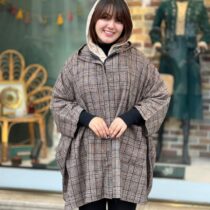 پانچ زیپی پیچازی کرم قهوه ای